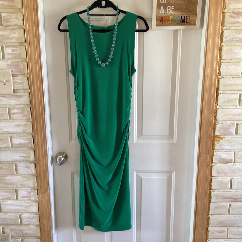 Norma Kamali Green Midi Dress